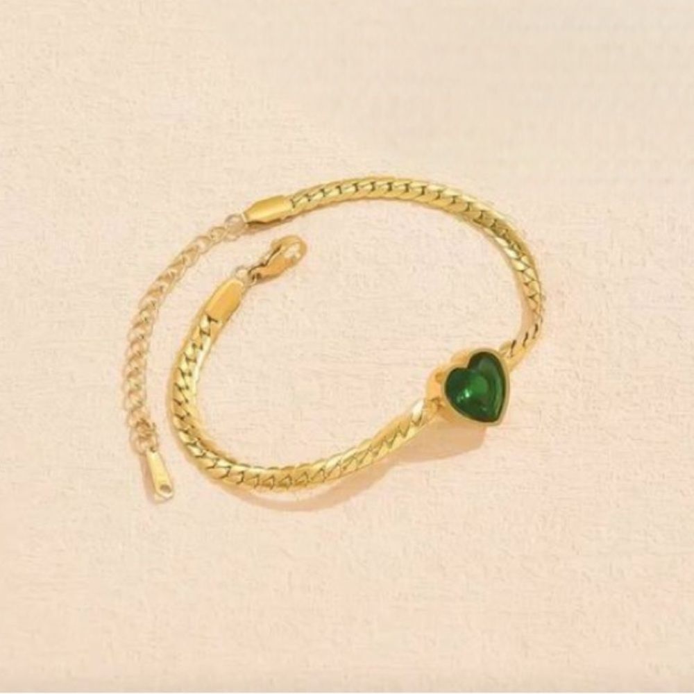 Diamond heart bracelet Q856
